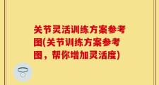 关节灵活训练方案参考图(关节训练方案参考图，帮你增加灵活度)