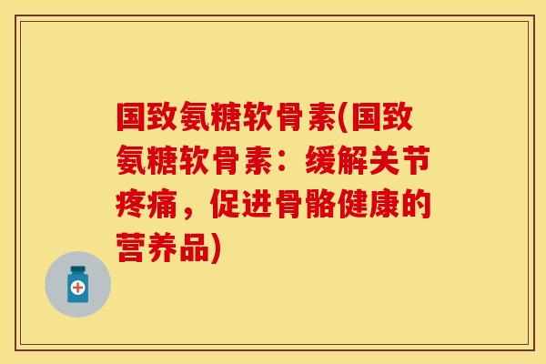 国致氨糖软骨素(国致氨糖软骨素：缓解关节，促进骨骼健康的营养品)