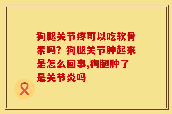 狗腿关节疼可以吃软骨素吗？狗腿关节肿起来是怎么回事,狗腿肿了是吗