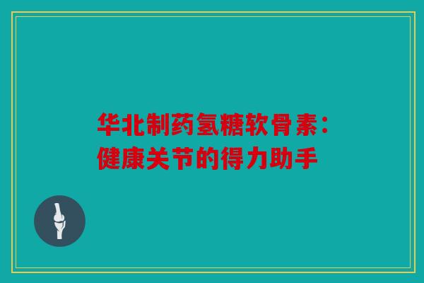 华北制药氢糖软骨素：健康关节的得力助手