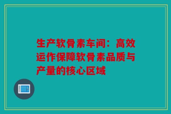 生产软骨素车间：高效运作保障软骨素品质与产量的核心区域