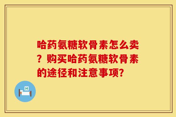 哈药氨糖软骨素怎么卖？购买哈药氨糖软骨素的途径和注意事项？