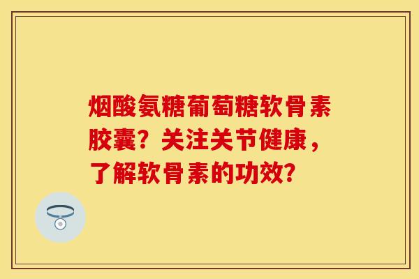 烟酸氨糖葡萄糖软骨素胶囊？关注关节健康，了解软骨素的功效？