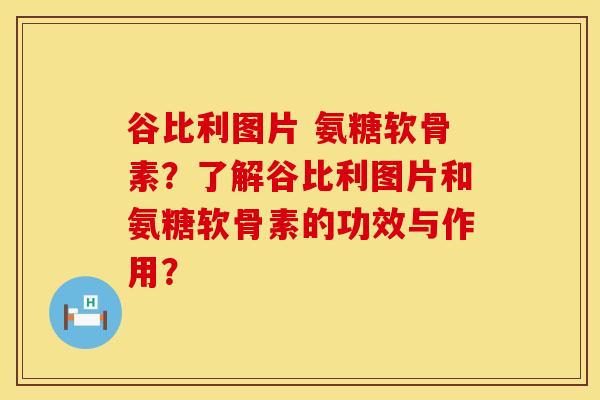 谷比利图片 氨糖软骨素？了解谷比利图片和氨糖软骨素的功效与作用？