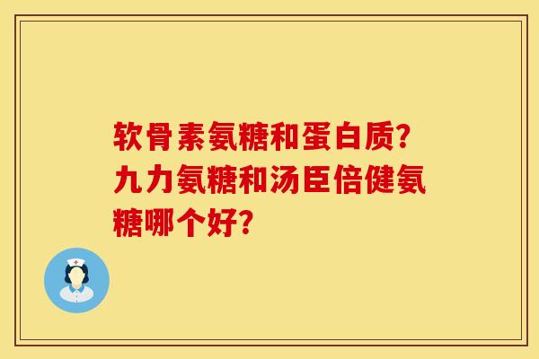 软骨素氨糖和蛋白质？九力氨糖和汤臣倍健氨糖哪个好？