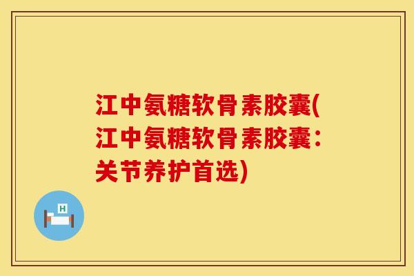 江中氨糖软骨素胶囊(江中氨糖软骨素胶囊：关节养护首选)