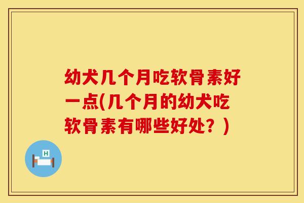 幼犬几个月吃软骨素好一点(几个月的幼犬吃软骨素有哪些好处?)
