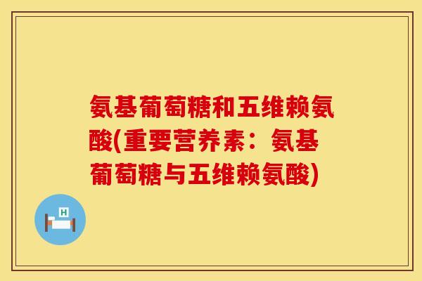 氨基葡萄糖和五维赖氨酸(重要营养素：氨基葡萄糖与五维赖氨酸)