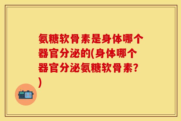 氨糖软骨素是身体哪个器官分泌的(身体哪个器官分泌氨糖软骨素？)