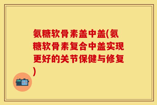 氨糖软骨素盖中盖(氨糖软骨素复合中盖实现更好的关节保健与修复)