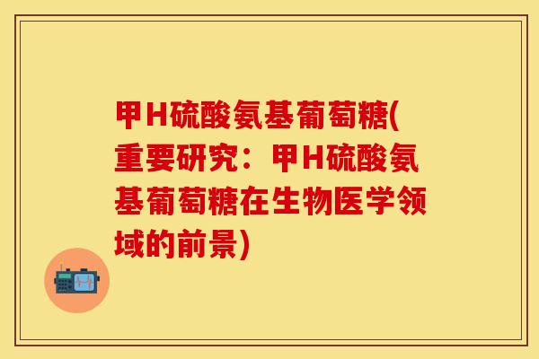 甲H硫酸氨基葡萄糖(重要研究：甲H硫酸氨基葡萄糖在生物医学领域的前景)