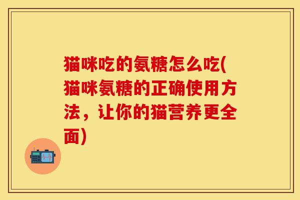 猫咪吃的氨糖怎么吃(猫咪氨糖的正确使用方法,让你的猫营养更全面)