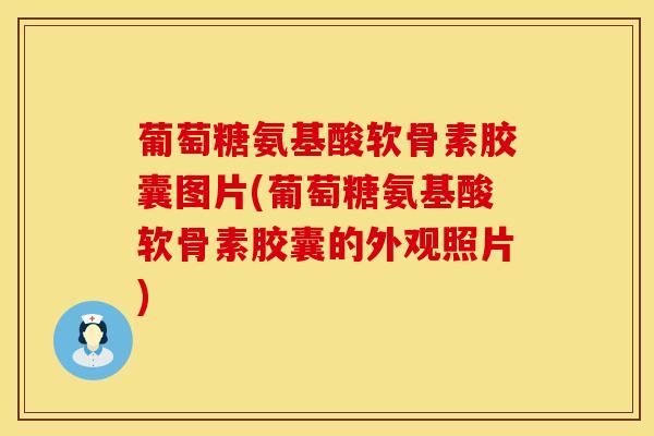 葡萄糖氨基酸软骨素胶囊图片(葡萄糖氨基酸软骨素胶囊的外观照片)