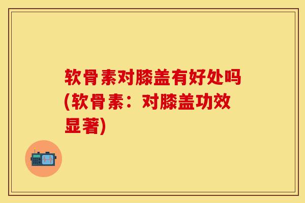 软骨素对膝盖有好处吗(软骨素：对膝盖功效显著)