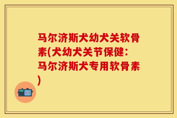 马尔济斯犬幼犬关软骨素(犬幼犬关节保健:马尔济斯犬专用软骨素)