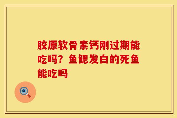 胶原软骨素钙刚过期能吃吗？鱼鳃发白的死鱼能吃吗