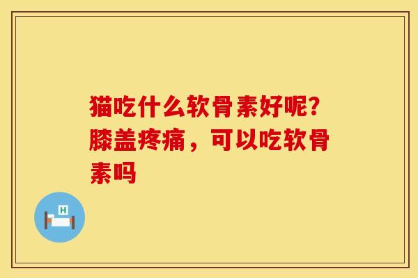 猫吃什么软骨素好呢？膝盖疼痛，可以吃软骨素吗