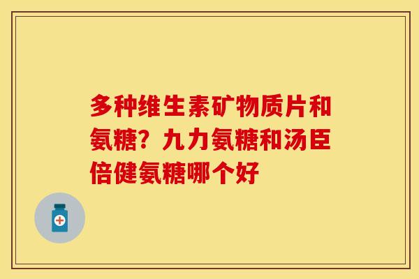 多种维生素矿物质片和氨糖？九力氨糖和汤臣倍健氨糖哪个好