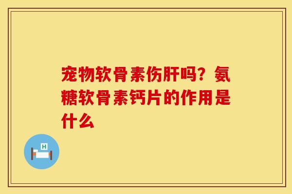 宠物软骨素伤肝吗？氨糖软骨素钙片的作用是什么
