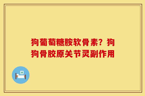 狗葡萄糖胺软骨素？狗狗骨胶原关节灵副作用
