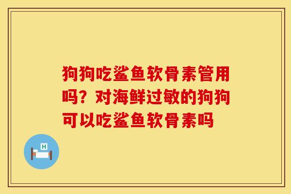 狗狗吃鲨鱼软骨素管用吗？对海鲜过敏的狗狗可以吃鲨鱼软骨素吗