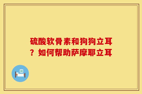 硫酸软骨素和狗狗立耳？如何帮助萨摩耶立耳