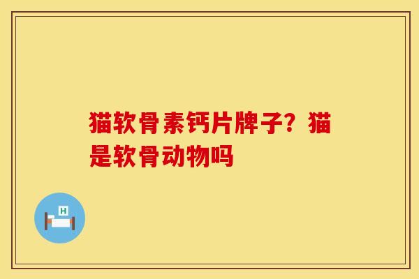 猫软骨素钙片牌子？猫是软骨动物吗