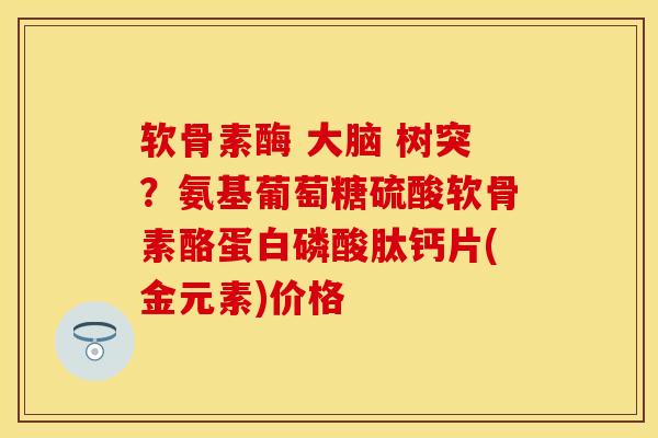 软骨素酶 大脑 树突？氨基葡萄糖硫酸软骨素酪蛋白磷酸肽钙片(金元素)价格