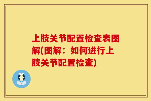 上肢关节配置检查表图解(图解：如何进行上肢关节配置检查)