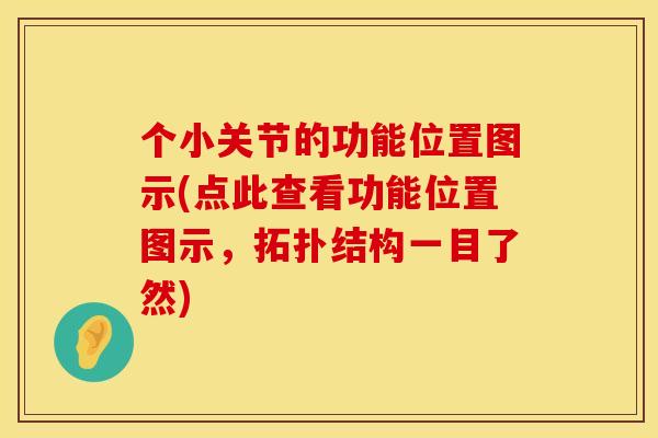 个小关节的功能位置图示(点此查看功能位置图示，拓扑结构一目了然)