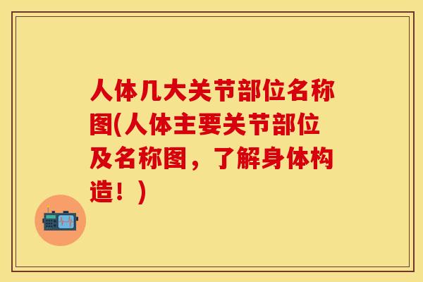 人体几大关节部位名称图(人体主要关节部位及名称图，了解身体构造！)