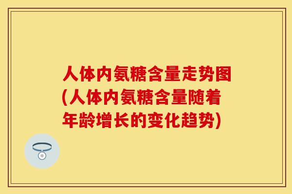 人体内氨糖含量走势图(人体内氨糖含量随着年龄增长的变化趋势)