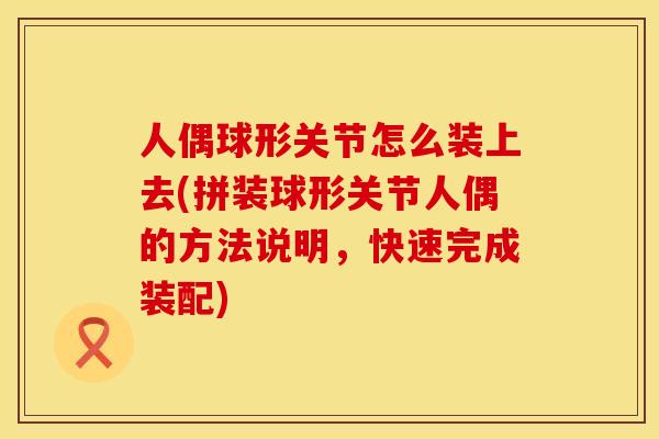 人偶球形关节怎么装上去(拼装球形关节人偶的方法说明，快速完成装配)