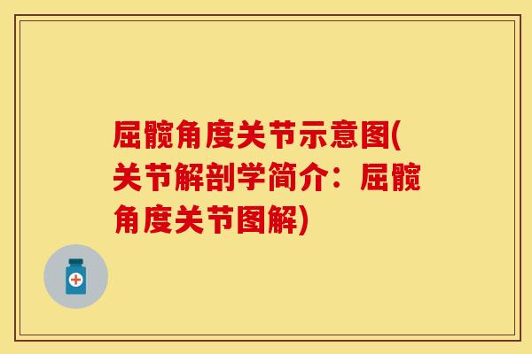 屈髋角度关节示意图(关节解剖学简介：屈髋角度关节图解)