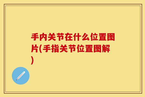 手内关节在什么位置图片(手指关节位置图解) 手内关节在什么位置图片(手指关节位置图解)
