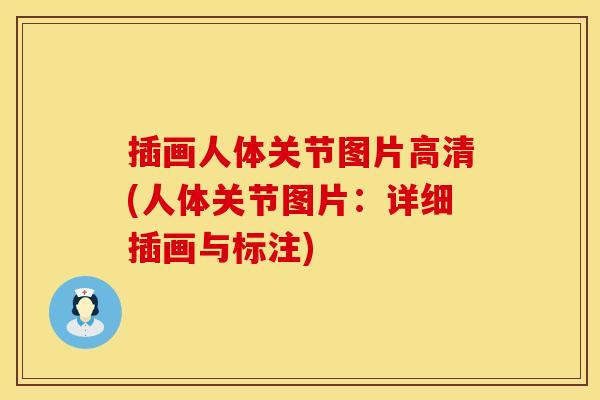 插画人体关节图片高清(人体关节图片：详细插画与标注)