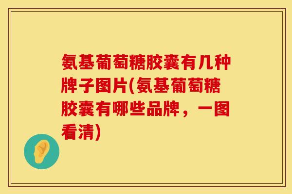 氨基葡萄糖胶囊有几种牌子图片(氨基葡萄糖胶囊有哪些品牌，一图看清)