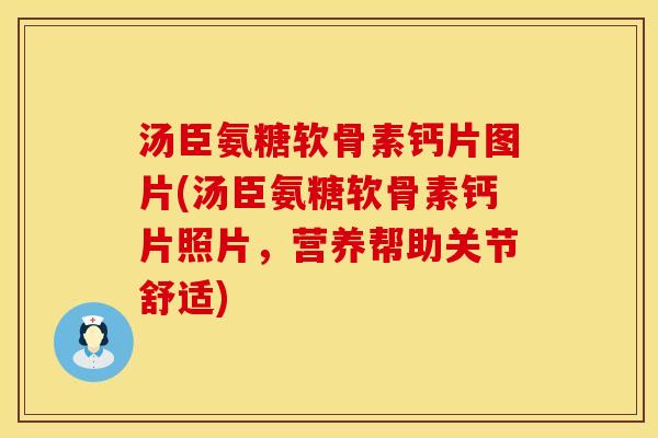 汤臣氨糖软骨素钙片图片(汤臣氨糖软骨素钙片照片，营养帮助关节舒适)