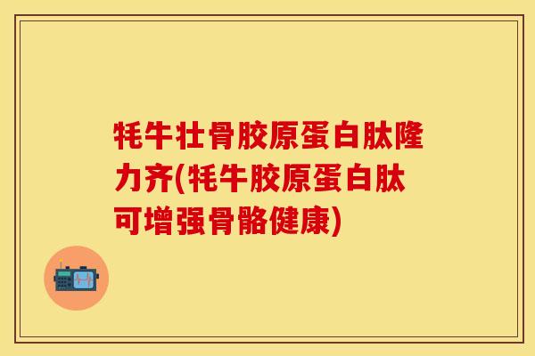 牦牛壮骨胶原蛋白肽隆力齐(牦牛胶原蛋白肽可增强骨骼健康)