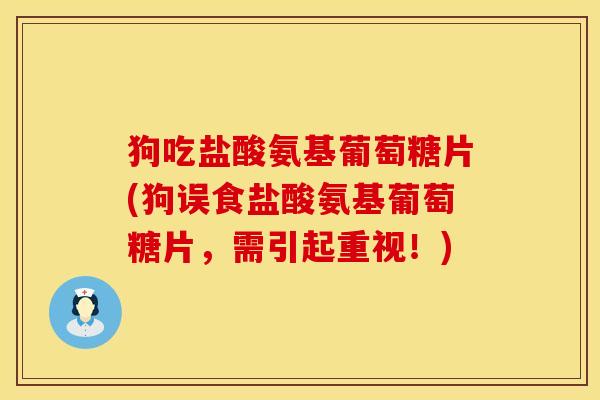 狗吃盐酸氨基葡萄糖片(狗误食盐酸氨基葡萄糖片,需引起重视!) 狗吃盐酸氨基葡萄糖片(狗误食盐酸氨基葡萄糖片,需引起重视!)