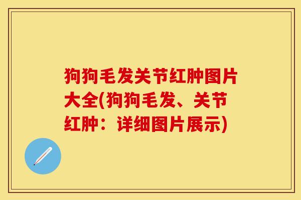 狗狗毛发关节红肿图片大全(狗狗毛发、关节红肿：详细图片展示)
