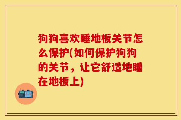 狗狗喜欢睡地板关节怎么保护(如何保护狗狗的关节，让它舒适地睡在地板上)