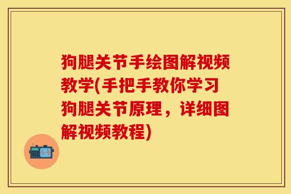 狗腿关节手绘图解视频教学(手把手教你学习狗腿关节原理，详细图解视频教程)