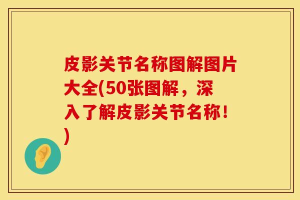 皮影关节名称图解图片大全(50张图解，深入了解皮影关节名称！)