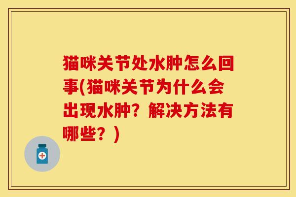 猫咪关节处水肿怎么回事(猫咪关节为什么会出现水肿？解决方法有哪些？)