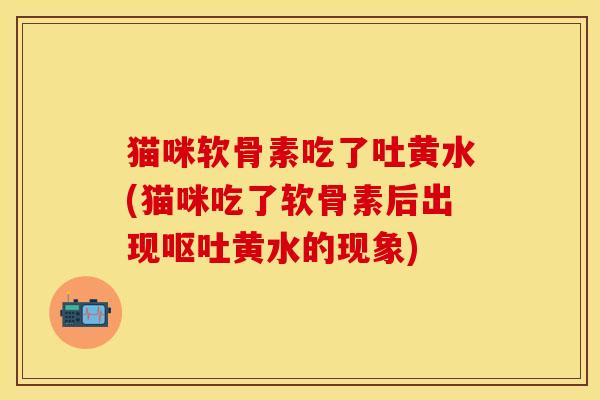猫咪软骨素吃了吐黄水(猫咪吃了软骨素后出现呕吐黄水的现象)