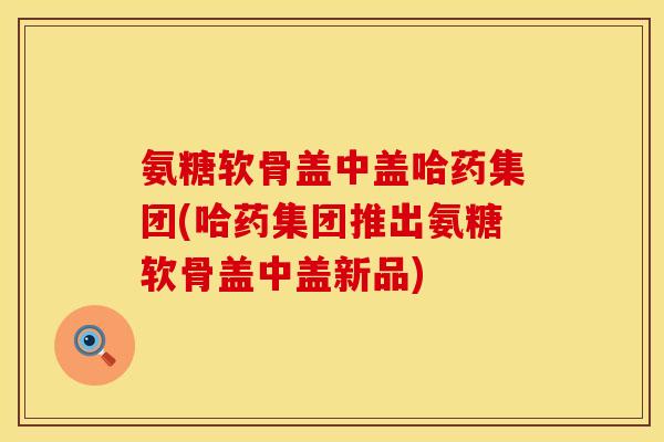 氨糖软骨盖中盖哈药集团(哈药集团推出氨糖软骨盖中盖新品)