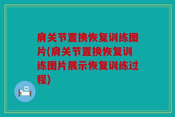 肩关节置换恢复训练图片(肩关节置换恢复训练图片展示恢复训练过程)