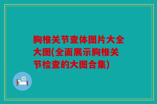 胸椎关节查体图片大全大图(全面展示胸椎关节检查的大图合集)