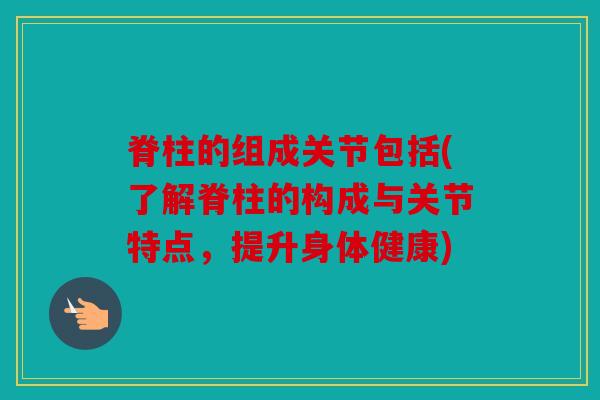 脊柱的组成关节包括(了解脊柱的构成与关节特点，提升身体健康)